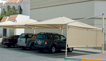 3 Car parking Shade (Side Flaps)